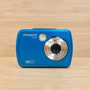 Polaroid iS048 / 16MP Waterproof Camera / Blue / Digital Point and Shoot